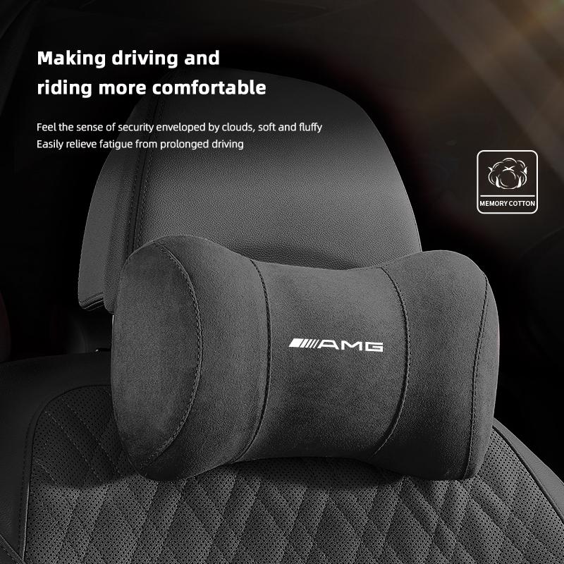 Car Headrest Neck Support Seat Lumbar Cushion Breathable Soft Neck Pillow Auto Accessories For Mercedes Benz AMG A B C E G CLA
Car Headrest Neck Support Seat Lumbar Cushion Breathable Soft Neck Pillow Auto Accessories For Mercedes Benz AMG A B C E G CLA