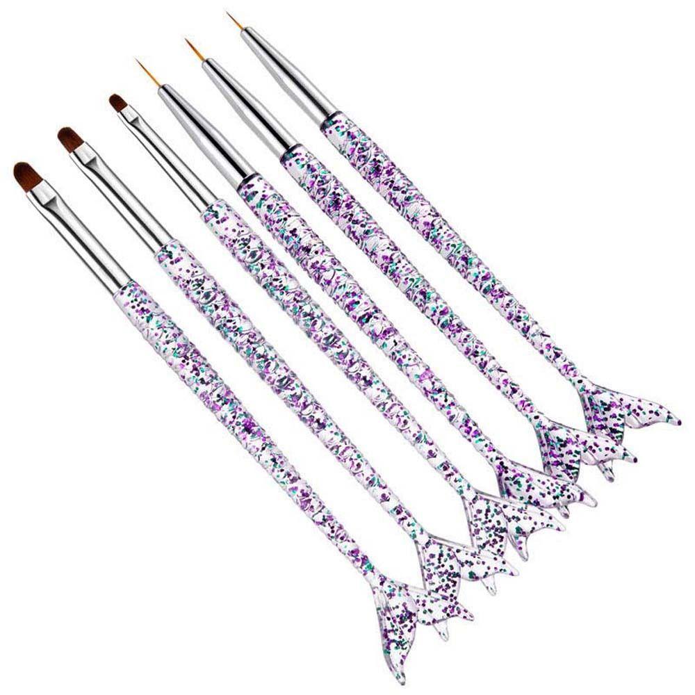 3Pcs/set Nail Accessories Mermaid Nail Painting Brush Mermaid Pull Wire Nail Brush Girls
3Pcs/set Nail Accessories Mermaid Nail Painting Brush Mermaid Pull Wire Nail Brush Girls