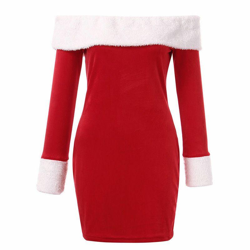 Elegant Xmas Off-shoulder Velvet Dress For Women Perfect For Christmas Parties
Elegant Xmas Off-shoulder Velvet Dress For Women Perfect For Christmas Parties