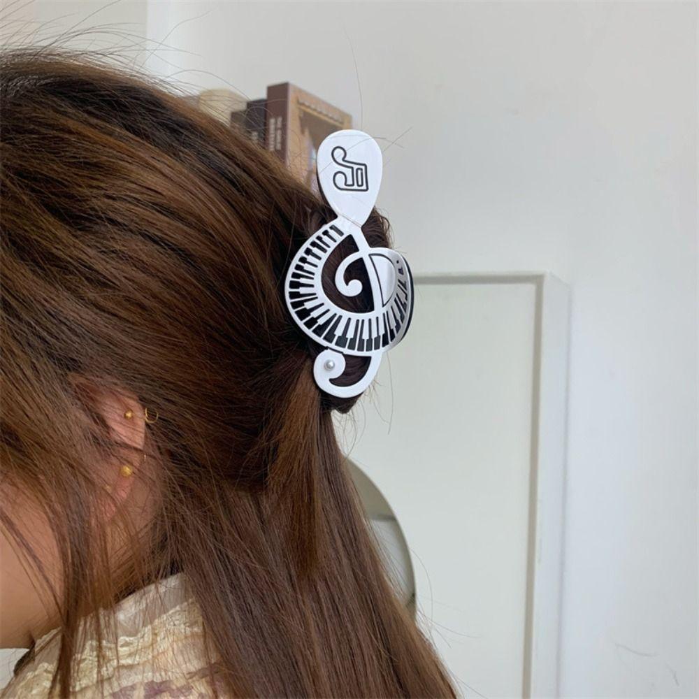 Acetic Acid Music Hair Clip Piano Big Shark Clip Funny Acetate Guitar Hair Claw Girl Style 11
Acetic Acid Music Hair Clip Piano Big Shark Clip Funny Acetate Guitar Hair Claw Girl Style 11