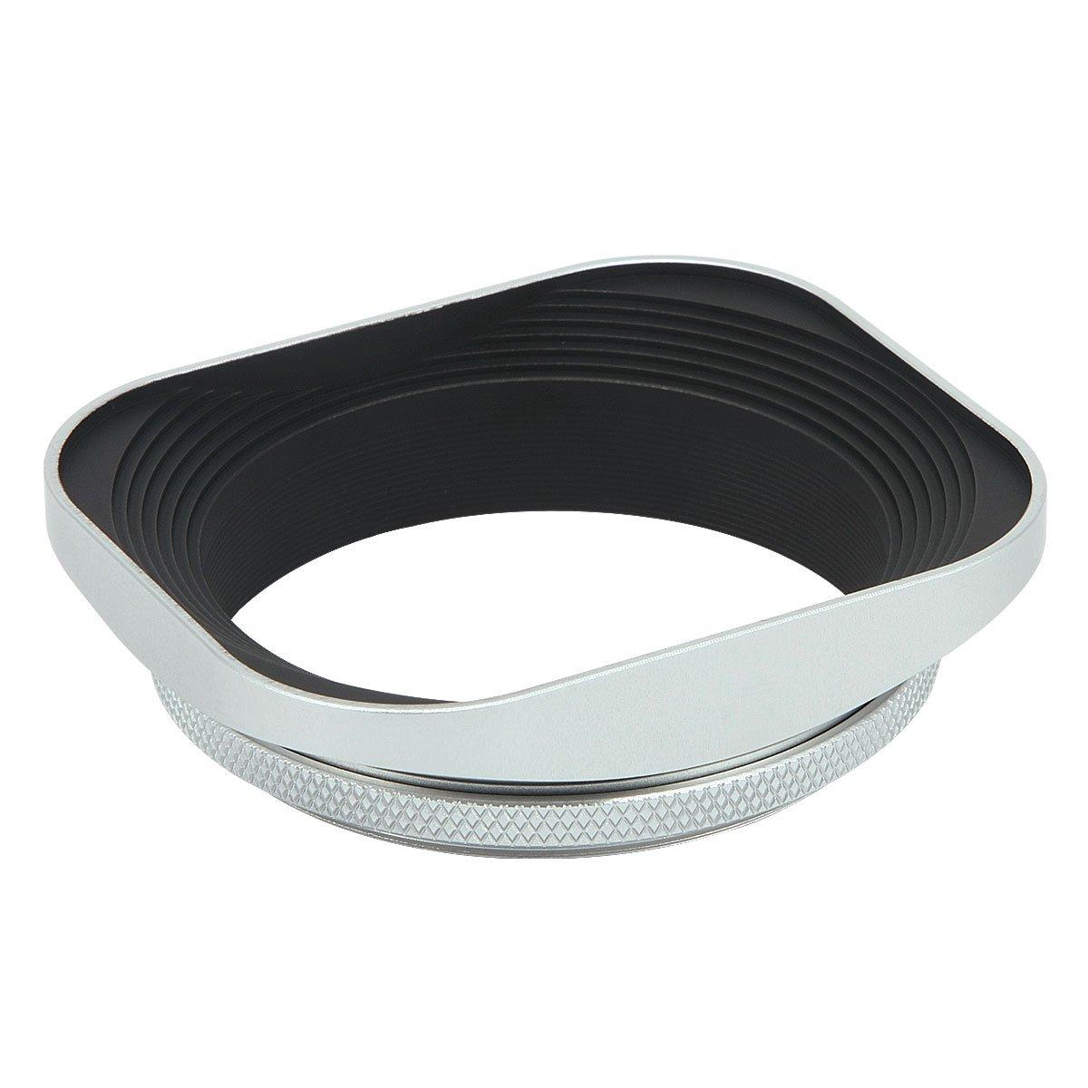 Haoge 55mm Square Metal Mount Lens Hood Shade for Leica 90mm ASPH E55 50mm f2 E55 50mm E55 28mm 35 mm E55 Lens Silver Screw-in APO-Summicron-M f/2
Haoge 55mm Square Metal Mount Lens Hood Shade for Leica 90mm ASPH E55 50mm f2 E55 50mm E55 28mm 35 mm E55 Lens Silver Screw-in APO-Summicron-M f/2