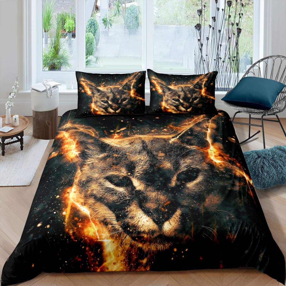 Пододеяльник Lynx для подростков King Wildlife Animals Комплект постельного белья Big Cat Одеяло для детей Wild Animal Nature Комплект постельного белья из 3 предметов EU Single(135x200cm)
Пододеяльник Lynx для подростков King Wildlife Animals Комплект постельного белья Big Cat Одеяло для детей Wild Animal Nature Комплект постельного белья из 3 предметов EU Single(135x200cm)