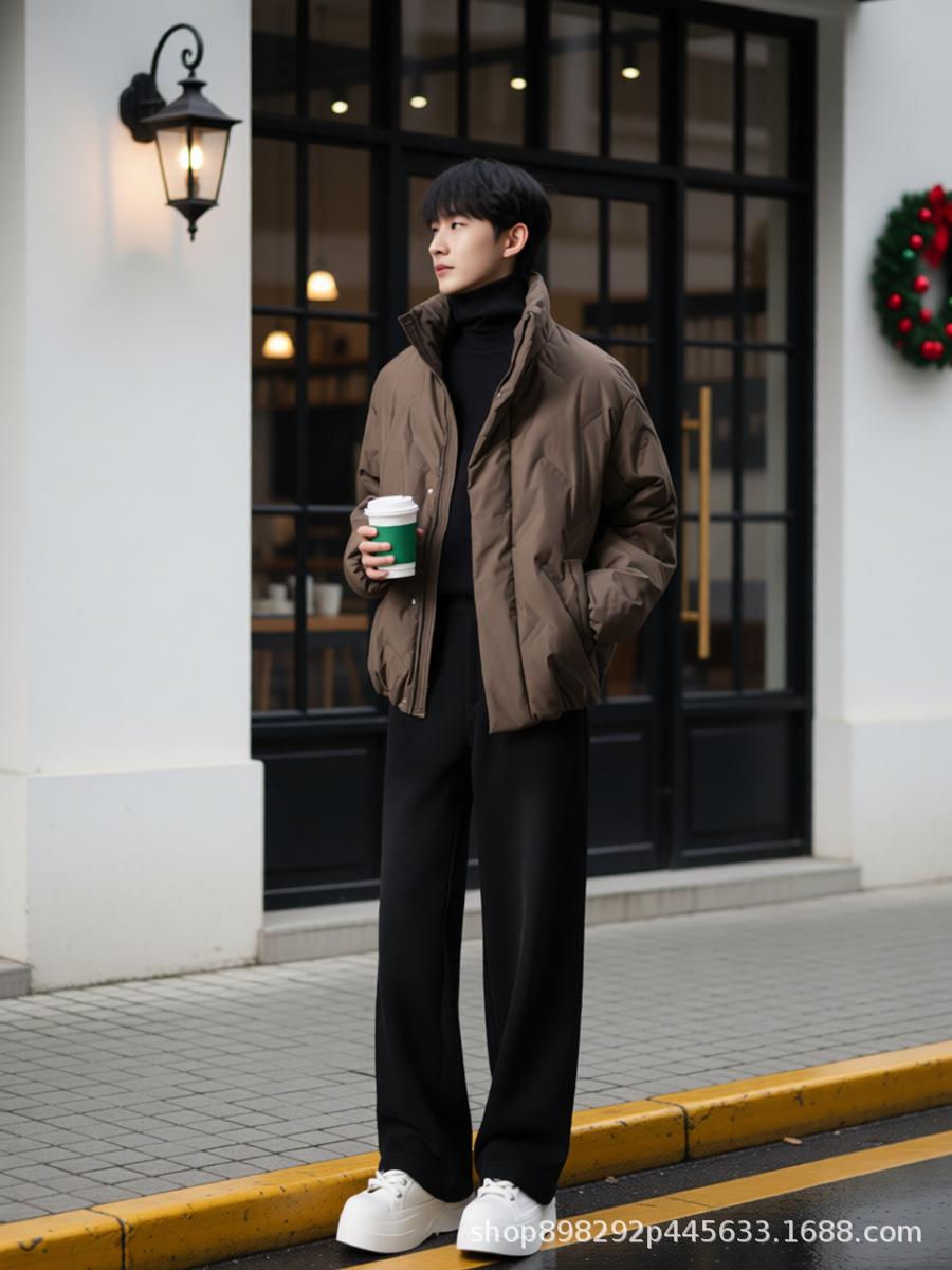 Trendy Stand Collar Men s Puffer Jacket - Winter Edition M каштановий/коричневий
Trendy Stand Collar Men s Puffer Jacket - Winter Edition M каштановий/коричневий