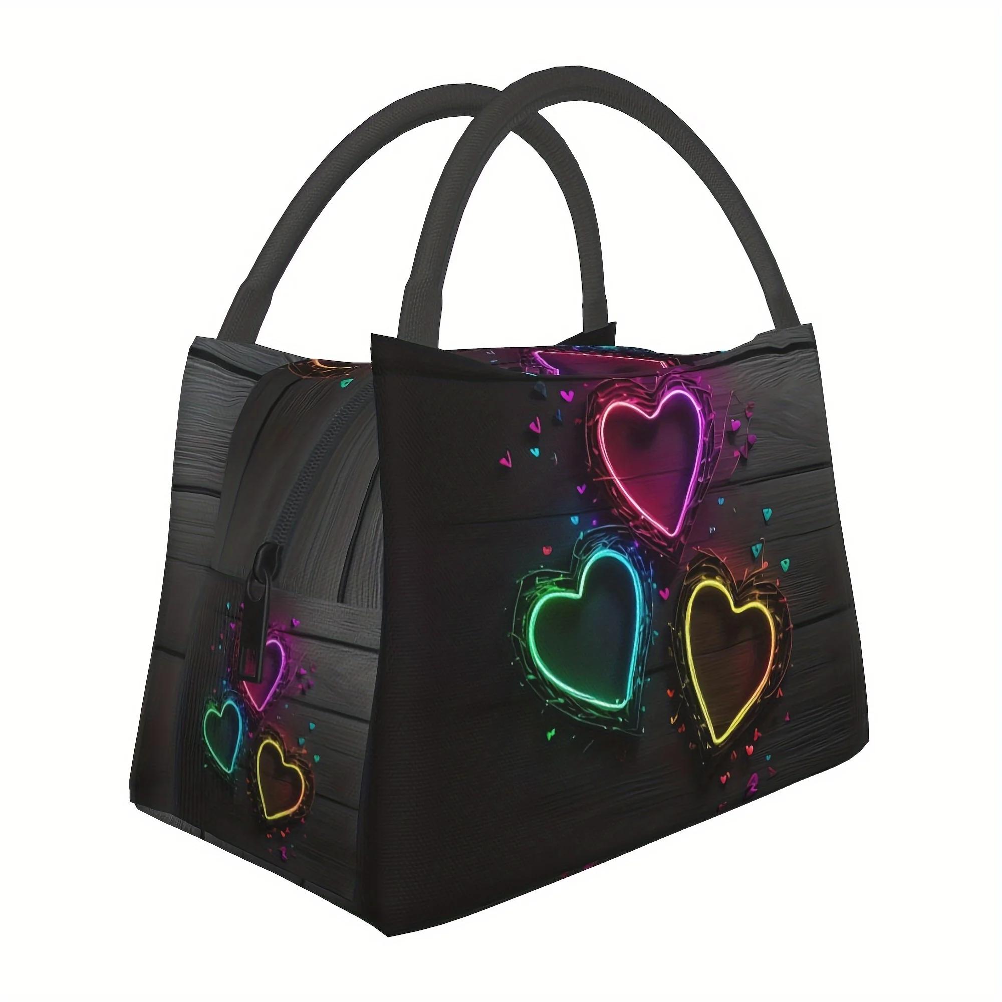 Love Heart Insulated Lunch Bag - Reusable, Portable Cooler for School, Office, Picnics & Beach Hikes - Durable Polyester 28x17x16cm
Love Heart Insulated Lunch Bag - Reusable, Portable Cooler for School, Office, Picnics & Beach Hikes - Durable Polyester 28x17x16cm
