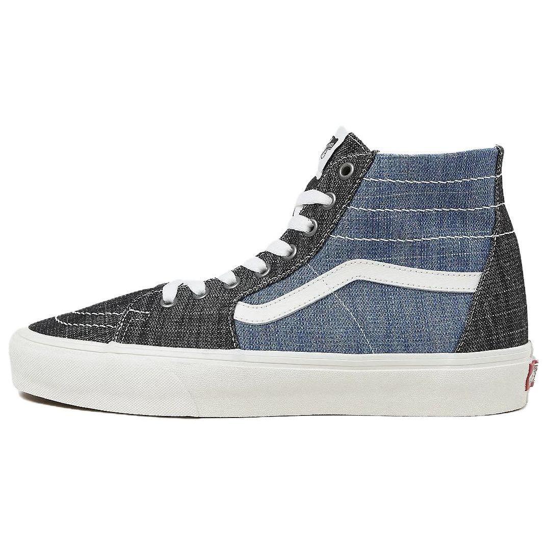 Vans Sk8-Hi Tapered Threaded Denim — черные синие кроссовки унисекс с резьбой-деним-черный белый VN0009QPBA2 41
Vans Sk8-Hi Tapered Threaded Denim — черные синие кроссовки унисекс с резьбой-деним-черный белый VN0009QPBA2 41