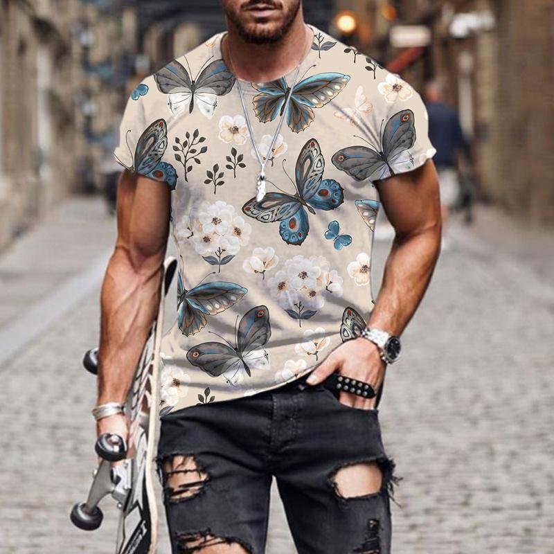 Summer Exquisite butterfly pattern TShirt Men Casual Short Sleeve Clothes Streetwear Oversized T-Shirt Hip Hop 3D Printed Tee XL
Summer Exquisite butterfly pattern TShirt Men Casual Short Sleeve Clothes Streetwear Oversized T-Shirt Hip Hop 3D Printed Tee XL