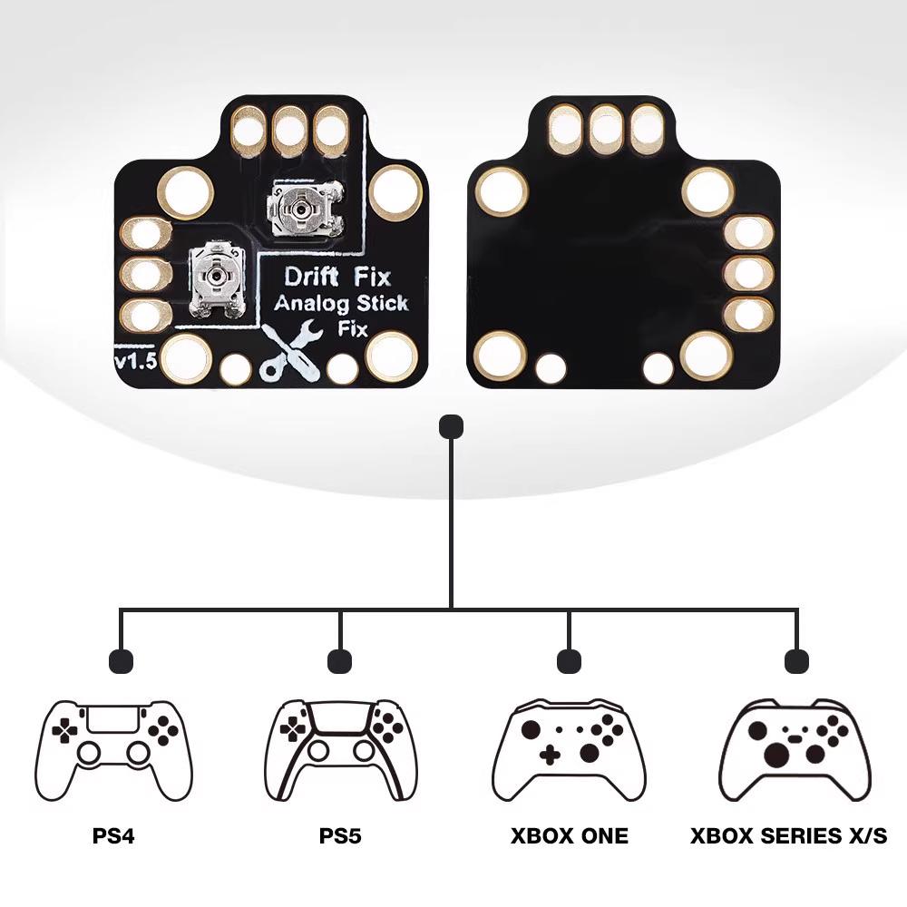 For Sony PlayStation 5/PlayStation 4/Xbox One OEM Controller 3D Joystick Reset Calibrate Board (Without Logo) Yellow
For Sony PlayStation 5/PlayStation 4/Xbox One OEM Controller 3D Joystick Reset Calibrate Board (Without Logo) Yellow