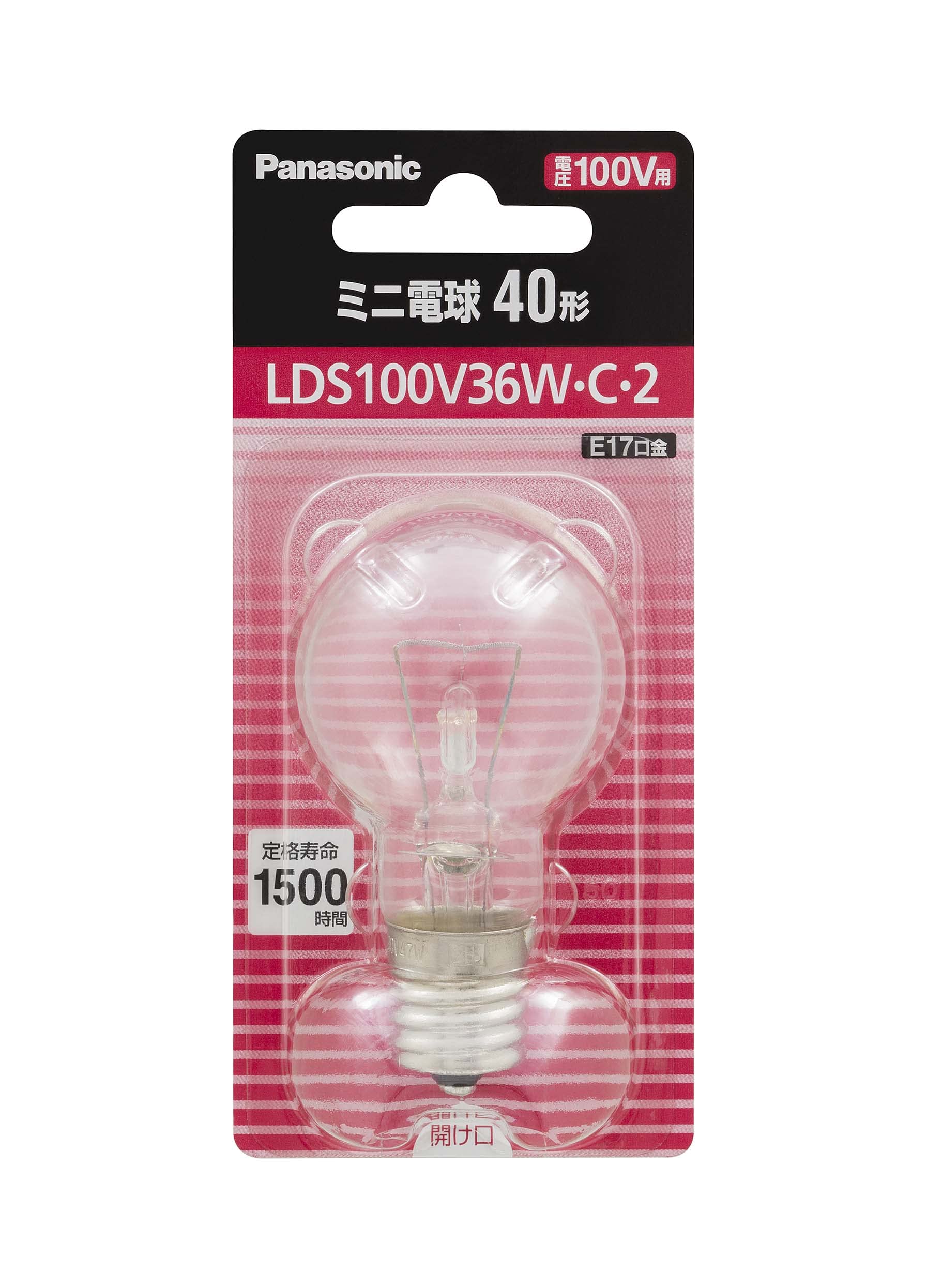 Panasonic Mini Bulb Argon Gas Mini Krypton Bulb Replacement 100V 40 Type (36W) E17 Base 35mm Diameter Clear 1 Piece LDS100V36WC2
Panasonic Mini Bulb Argon Gas Mini Krypton Bulb Replacement 100V 40 Type (36W) E17 Base 35mm Diameter Clear 1 Piece LDS100V36WC2