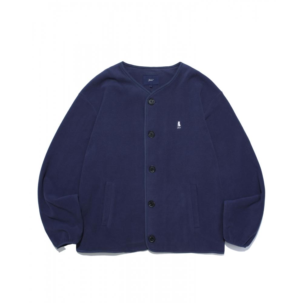 ФЛИСНЫЙ КАРДИГАН YALE WARM UP NO COLLOR СИНИЙ 
ФЛИСНЫЙ КАРДИГАН YALE WARM UP NO COLLOR СИНИЙ