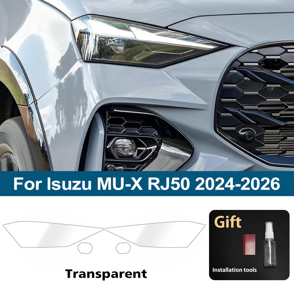 Anti-Scratch TPU PPF Headlight Cover for Isuzu MU-X RJ50 2025-2026 High Gloss Smoke Black Pre-Cut Vinyl Wrap Protection Film Kit For MU-X 24-26 CLR
Anti-Scratch TPU PPF Headlight Cover for Isuzu MU-X RJ50 2025-2026 High Gloss Smoke Black Pre-Cut Vinyl Wrap Protection Film Kit For MU-X 24-26 CLR