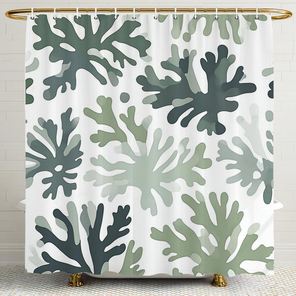 Elegant Floral Style Shower Curtain, Bathroom Decoration Shower Curtain, Printed Polyester Fabric Shower Curtain With Hooks W60H190(CM)-1 Pcs
Elegant Floral Style Shower Curtain, Bathroom Decoration Shower Curtain, Printed Polyester Fabric Shower Curtain With Hooks W60H190(CM)-1 Pcs