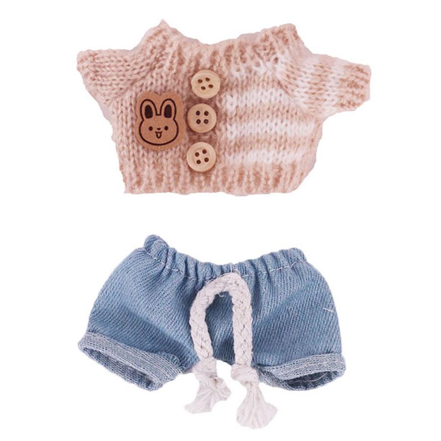 Комплект свитер, брюки, обувь для куклы Лабубу, одежда 17 см, аксессуары для куклы, игрушки для девочек, рождественский фестиваль, подарок на день рождения
Комплект свитер, брюки, обувь для куклы Лабубу, одежда 17 см, аксессуары для куклы, игрушки для девочек, рождественский фестиваль, подарок на день рождения