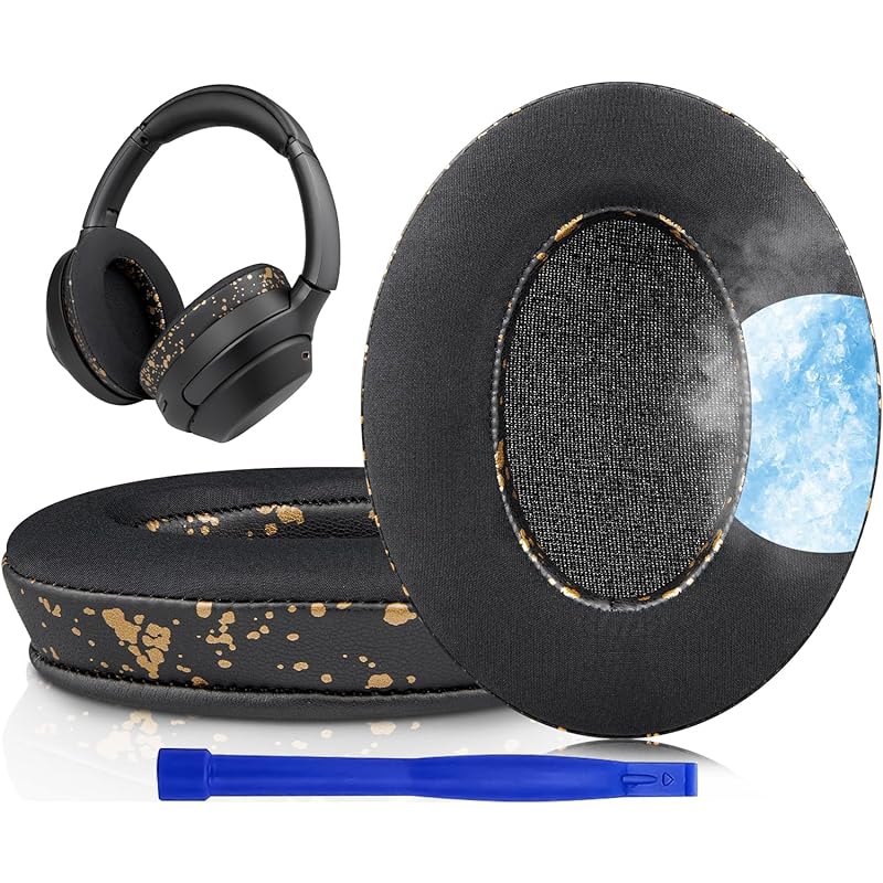 SOULWIT cooling gel pad ear pads for Sony WH-1000XM3 (WH1000XM3) for over ear headphones replacement pads high density foam compatibility head pad
SOULWIT cooling gel pad ear pads for Sony WH-1000XM3 (WH1000XM3) for over ear headphones replacement pads high density foam compatibility head pad