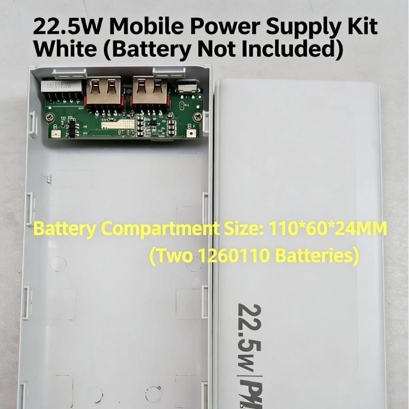 1 Набір Швидка Зарядка DIY Power 1260110 Корпус Банку Електронний Набір PD22.5W Акумуляторний Сховище Коробка Аксесуари A2
1 Набір Швидка Зарядка DIY Power 1260110 Корпус Банку Електронний Набір PD22.5W Акумуляторний Сховище Коробка Аксесуари A2