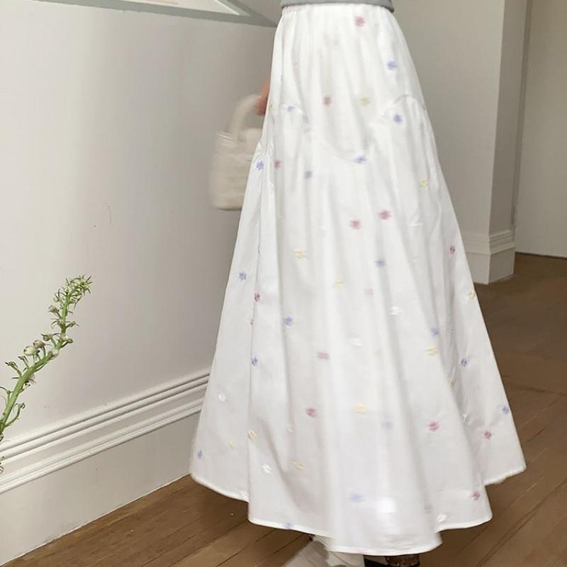 Colorful Floral Midi Skirt for Women - Spring/Summer Patchwork High-Waist Sweet Korean Style Versatile A-Line Skirt S
Colorful Floral Midi Skirt for Women - Spring/Summer Patchwork High-Waist Sweet Korean Style Versatile A-Line Skirt S