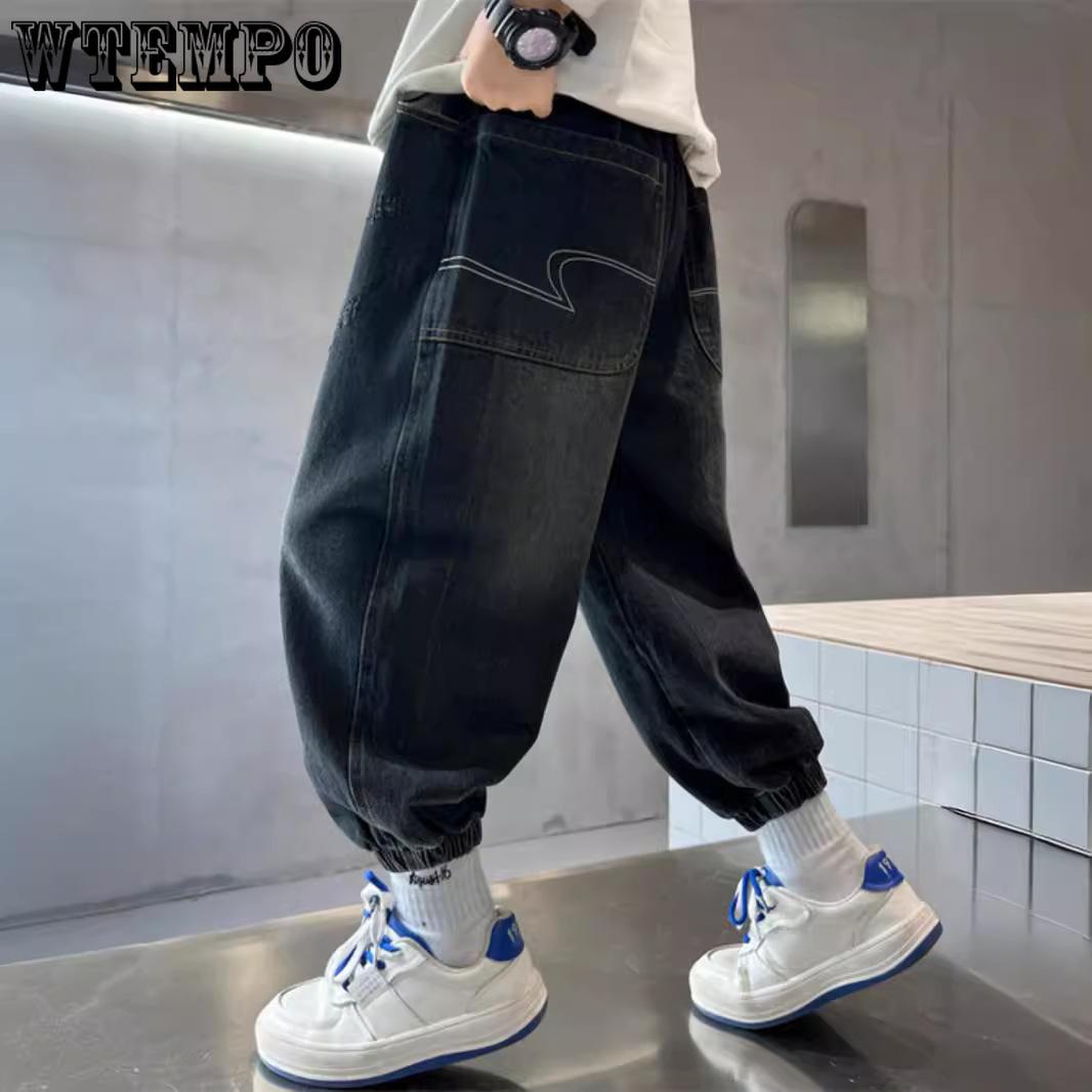 Boys Clothes Jeans Children s Rugged and Handsome Spring and Autumn Pants Korean Baby s Stylish Casual Pants 170 чорний
Boys Clothes Jeans Children s Rugged and Handsome Spring and Autumn Pants Korean Baby s Stylish Casual Pants 170 чорний