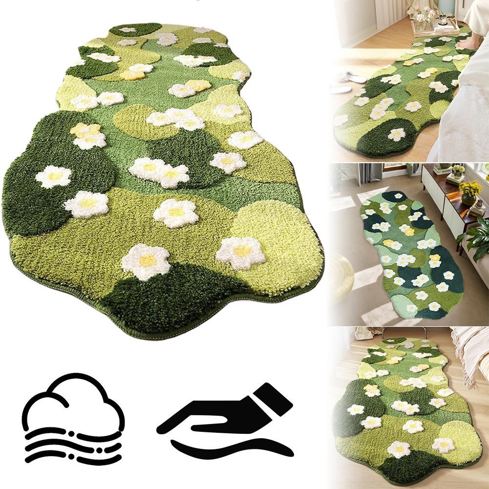 Three-Dimensional Carpet Fluffy Room Decorative Floor Mat Three-Dimensional Flocking Bedroom Rug Flocked Green Plush Bedroom Rug 160x60cm зелёный
Three-Dimensional Carpet Fluffy Room Decorative Floor Mat Three-Dimensional Flocking Bedroom Rug Flocked Green Plush Bedroom Rug 160x60cm зелёный