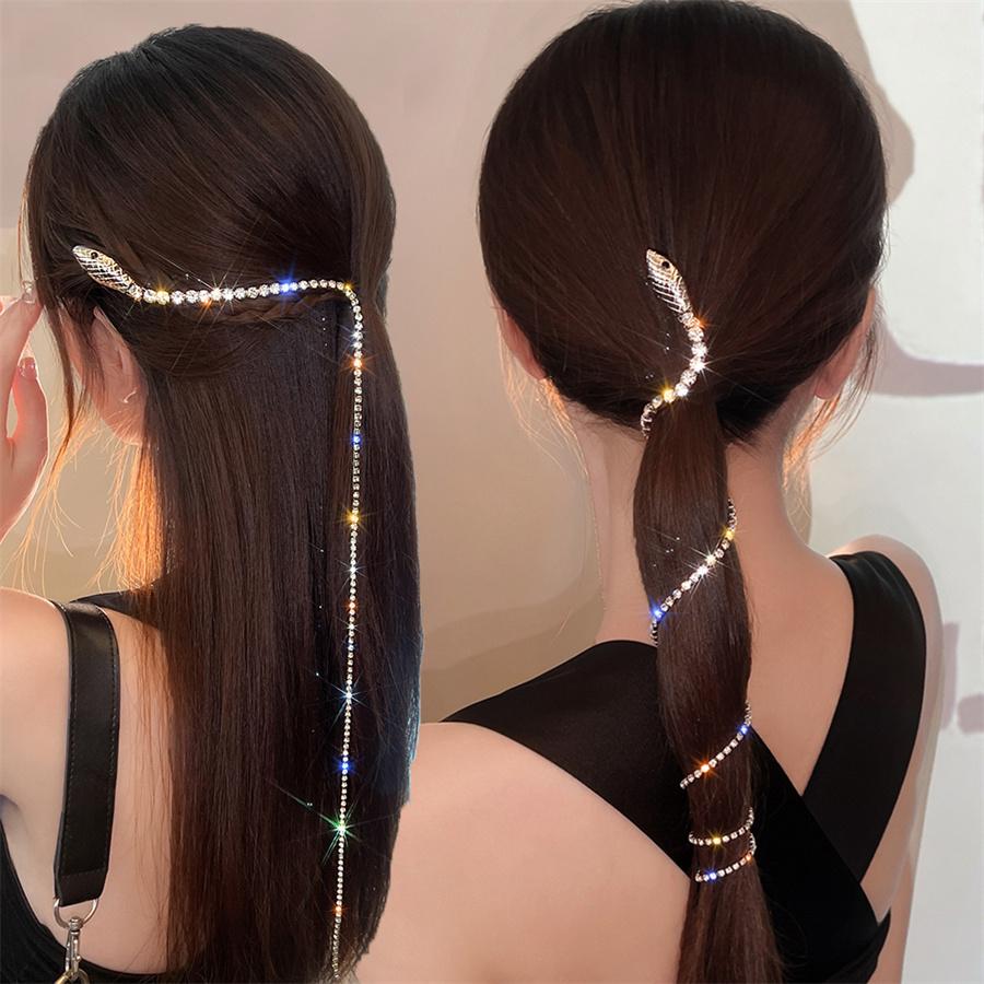 New Rhinestone Snake Hair Band for Hair Women Long Tassel Crystal Headband Hair Accessories Wedding Accessories Hair Jewelry
New Rhinestone Snake Hair Band for Hair Women Long Tassel Crystal Headband Hair Accessories Wedding Accessories Hair Jewelry