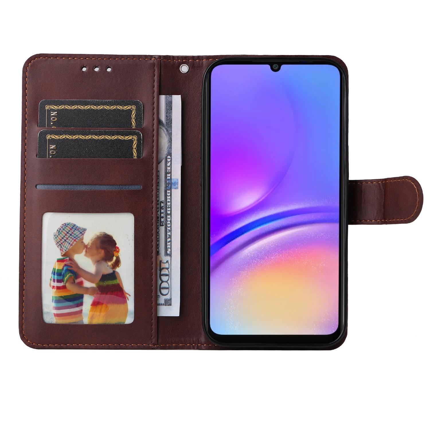 For Samsung Galaxy A06 4G Case PU Leather Phone Cover with Cash/Card Slots Blue
For Samsung Galaxy A06 4G Case PU Leather Phone Cover with Cash/Card Slots Blue