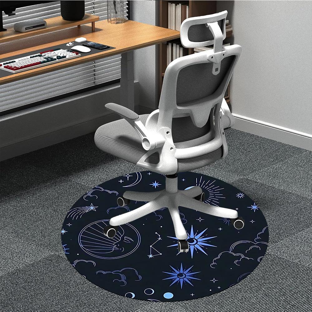 1pc Celestial Patterns Chair Carpet for Office Non-Slip, Machine Washable Rug for Office, Room - Polyester, Machine Made yy251029171 80cm by 80cm
1pc Celestial Patterns Chair Carpet for Office Non-Slip, Machine Washable Rug for Office, Room - Polyester, Machine Made yy251029171 80cm by 80cm