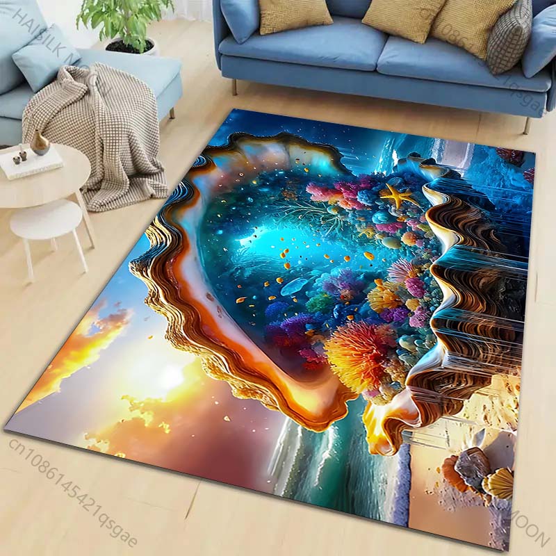 New product Ocean Scene Inside Shell Carpet for Living Room Bedroom Bedside Floor Mat Cloakroom Children Playing Mat Area Rug 40cm x 60cm
New product Ocean Scene Inside Shell Carpet for Living Room Bedroom Bedside Floor Mat Cloakroom Children Playing Mat Area Rug 40cm x 60cm
