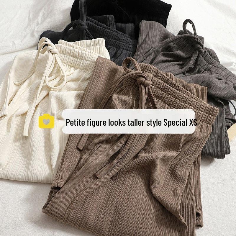 Petite Women s XS Ice Silk Ribbed Wide-Leg Casual Pants - Straight Leg Summer Outfit XL (Suitable for 116-125 lbs)
Petite Women s XS Ice Silk Ribbed Wide-Leg Casual Pants - Straight Leg Summer Outfit XL (Suitable for 116-125 lbs)