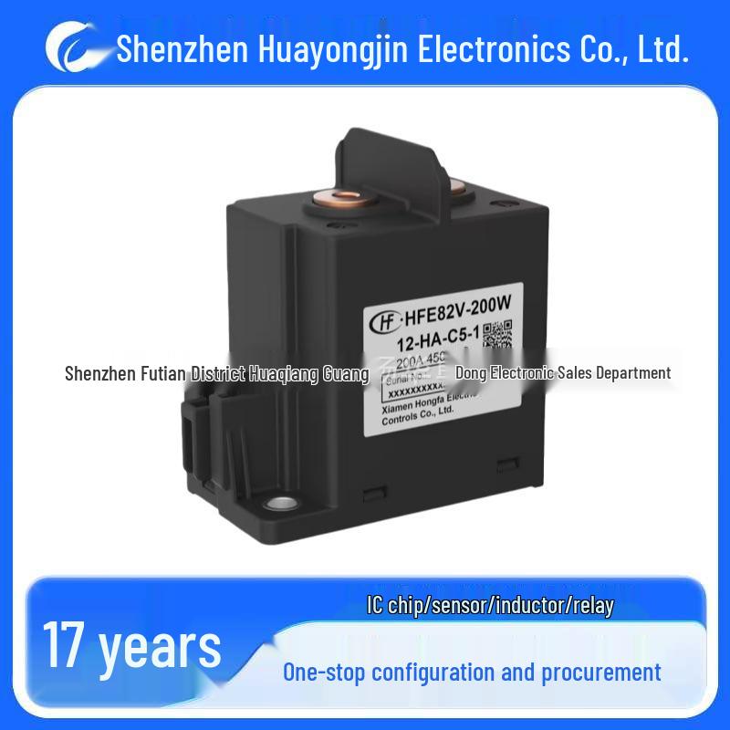 Hongfa HFE82V-200W-12-HA-C5-1 High Voltage DC Automotive Relay - New Original
Hongfa HFE82V-200W-12-HA-C5-1 High Voltage DC Automotive Relay - New Original