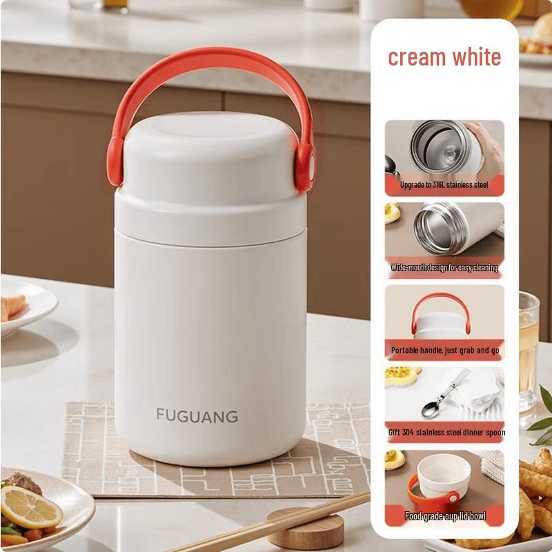 FUGUANG 316L Stainless Steel Insulated Food Jar
FUGUANG 316L Stainless Steel Insulated Food Jar