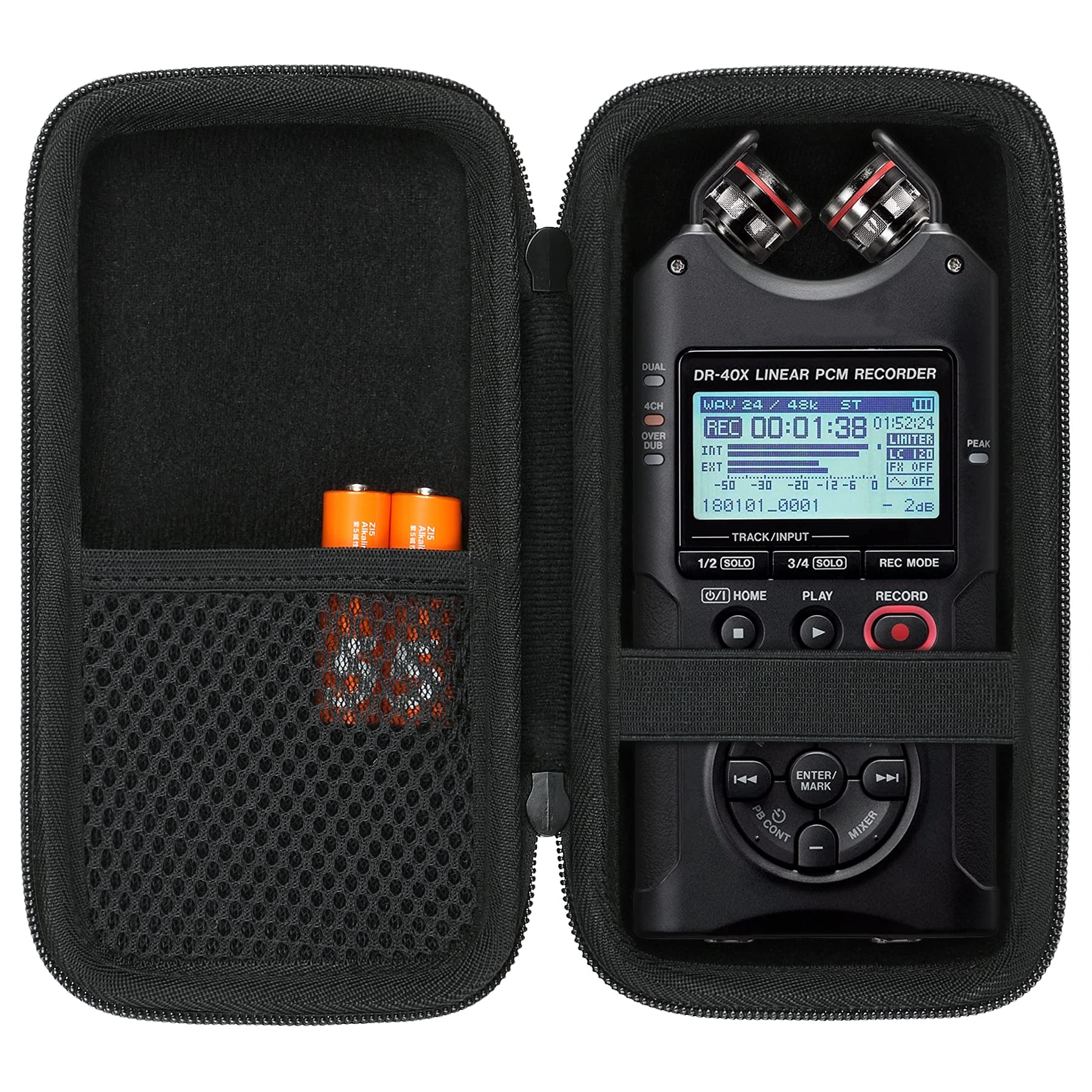 Совместимый с кейсом для хранения Aenllosi линейный PCM-рекордер TASCAM DR-40X (только случай)
Совместимый с кейсом для хранения Aenllosi линейный PCM-рекордер TASCAM DR-40X (только случай)