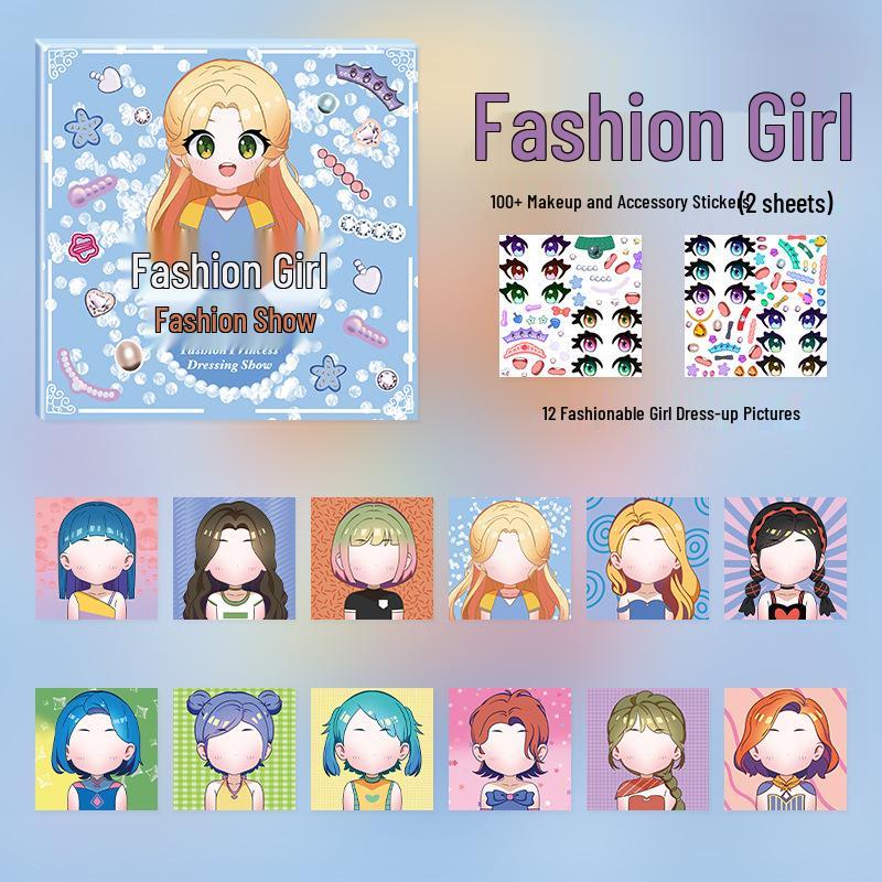 Princess Dress-Up Sticker Party: DIY Makeup & Dress Change Book for Girls
Princess Dress-Up Sticker Party: DIY Makeup & Dress Change Book for Girls