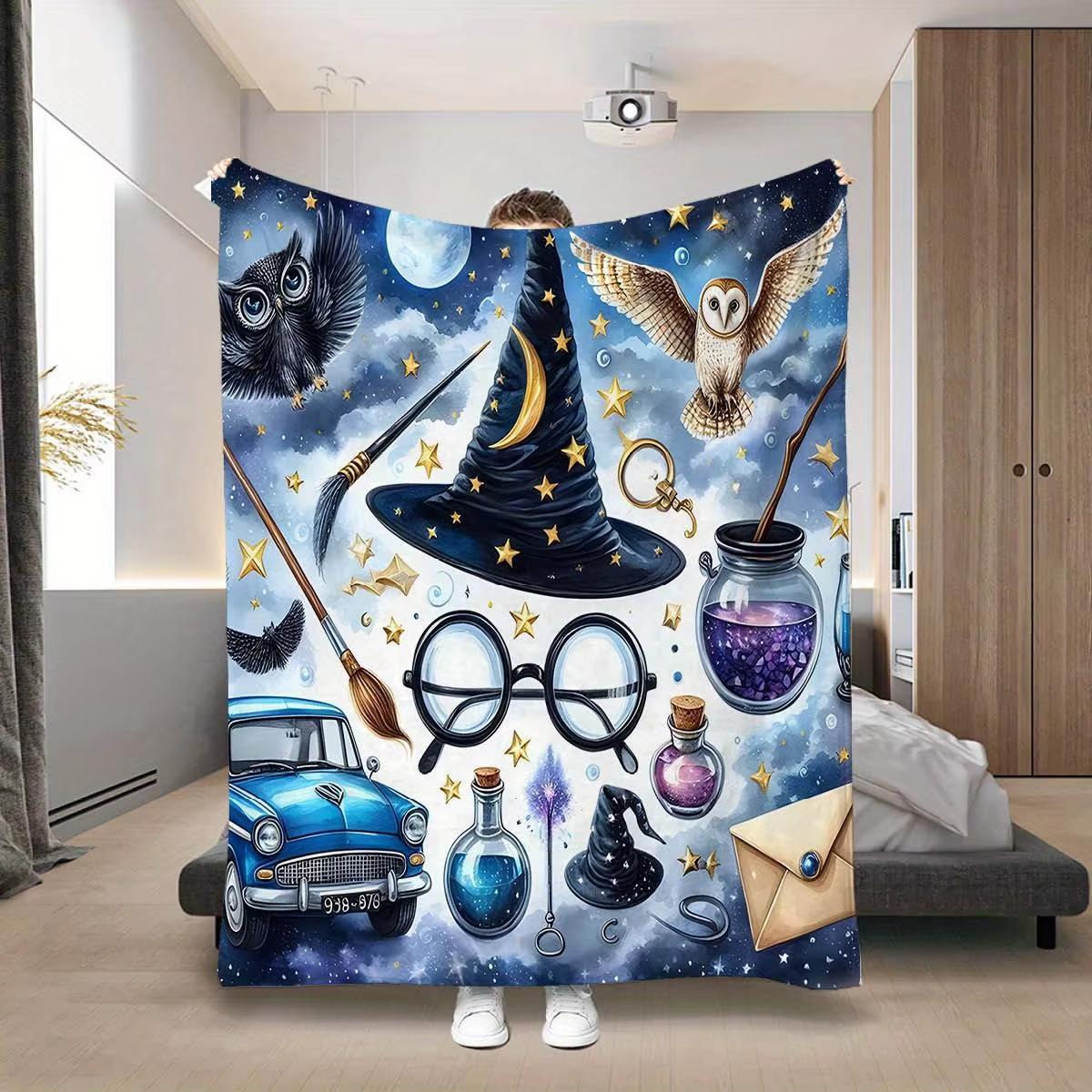 VIKAMA Magic Fantasy Print Cover Blanket Bedroom Living Room Office Car Cover Blanket Home Room Decoration Wall Decor 75X90CM(2.5X3FT
VIKAMA Magic Fantasy Print Cover Blanket Bedroom Living Room Office Car Cover Blanket Home Room Decoration Wall Decor 75X90CM(2.5X3FT