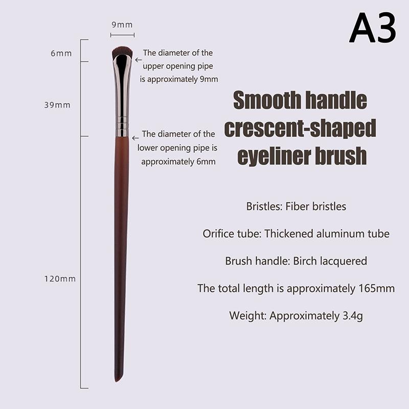1Pcs Crescent Eyeliner Brush Draw Eyeliner Eyeband Contour Makeup Tools Upgrade Half Round Blade Eye Liner Makeup Brush Thin
1Pcs Crescent Eyeliner Brush Draw Eyeliner Eyeband Contour Makeup Tools Upgrade Half Round Blade Eye Liner Makeup Brush Thin