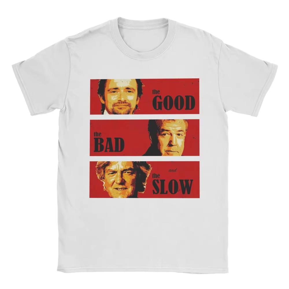Jeremy Clarkson Hammond May tribute men T-shirt Goodfellas Badfellas and Slowfellasseason couple streetwear tops S
Jeremy Clarkson Hammond May tribute men T-shirt Goodfellas Badfellas and Slowfellasseason couple streetwear tops S