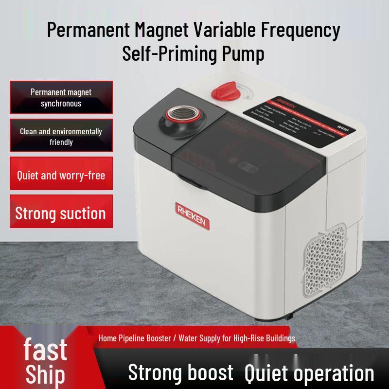 Riyong Smart Variable Frequency Self-Priming Water Pump for Home - Constant Pressure, Hot & Cold, Automatic Booster for Villas Xiaochi W400 (400W)
Riyong Smart Variable Frequency Self-Priming Water Pump for Home - Constant Pressure, Hot & Cold, Automatic Booster for Villas Xiaochi W400 (400W)