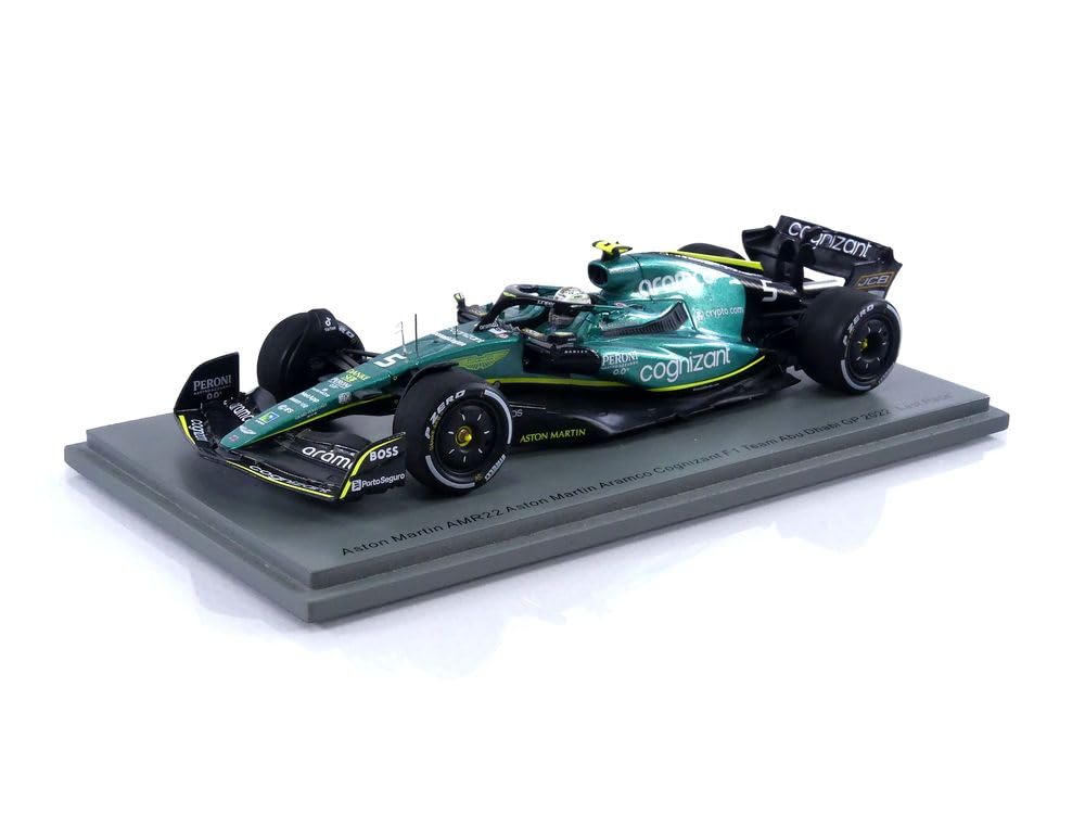 Spark Aston Martin Aramco Cognizant AMR22 2022 F1 Abu Dhabi GP Последняя гонка S8552 1/43 #5 S.Vettel
Spark Aston Martin Aramco Cognizant AMR22 2022 F1 Abu Dhabi GP Последняя гонка S8552 1/43 #5 S.Vettel