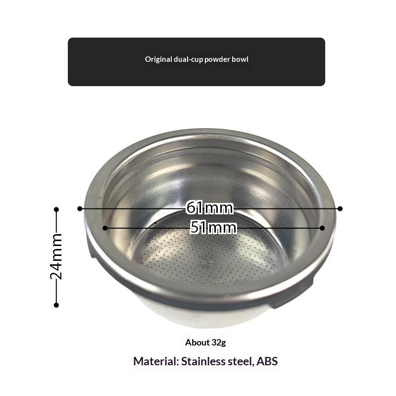 Double Cup Filter Basket Replacement For Luxe ES601 ES701 Coffee Pressurized Porous Filter High Pressure Precision Brewing
Double Cup Filter Basket Replacement For Luxe ES601 ES701 Coffee Pressurized Porous Filter High Pressure Precision Brewing