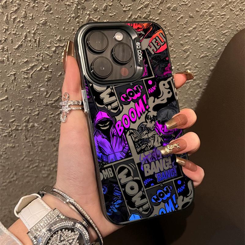 Cool Graffiti Boom Comic For 13 Case iPhone 11 14 12 Pro Max XR X XS 8 15 Plus SE 2020 Протиударний чохол для телефону For iPhone 12 Mini червоний
Cool Graffiti Boom Comic For 13 Case iPhone 11 14 12 Pro Max XR X XS 8 15 Plus SE 2020 Протиударний чохол для телефону For iPhone 12 Mini червоний