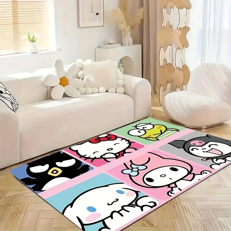 1pc of flannel Sanrio brand Hello Kitty big-eyed frog artificial jade Cool Lomi Melody penguin puzzle print Mat, for bedroom and living room 40*60cm
1pc of flannel Sanrio brand Hello Kitty big-eyed frog artificial jade Cool Lomi Melody penguin puzzle print Mat, for bedroom and living room 40*60cm