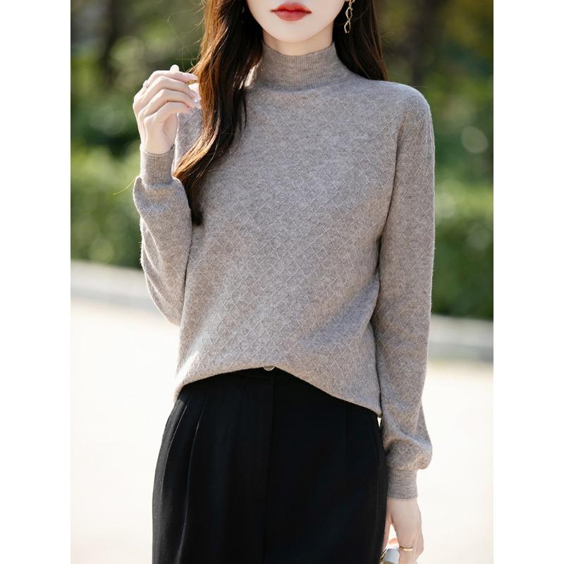 Осень и зима новый полувысокий воротник ромб женский свитер с длинным рукавом вязаный свободный и тонкий пуловер свитер с базой S
Осень и зима новый полувысокий воротник ромб женский свитер с длинным рукавом вязаный свободный и тонкий пуловер свитер с базой S