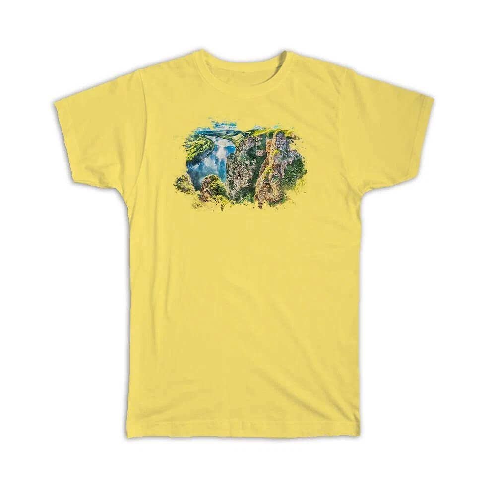Gift T-Shirt : Watercolor Scenary Canyon River Frame S
Gift T-Shirt : Watercolor Scenary Canyon River Frame S