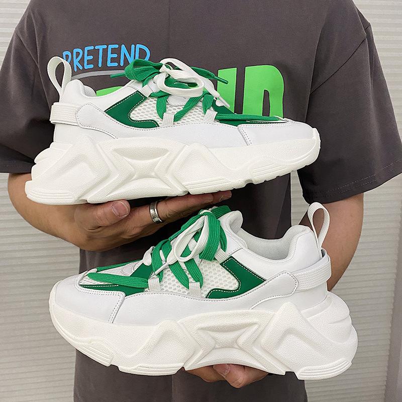 Shoes spring and summer new thick-soled sports dad shoes mesh breathable 43 зелений
Shoes spring and summer new thick-soled sports dad shoes mesh breathable 43 зелений