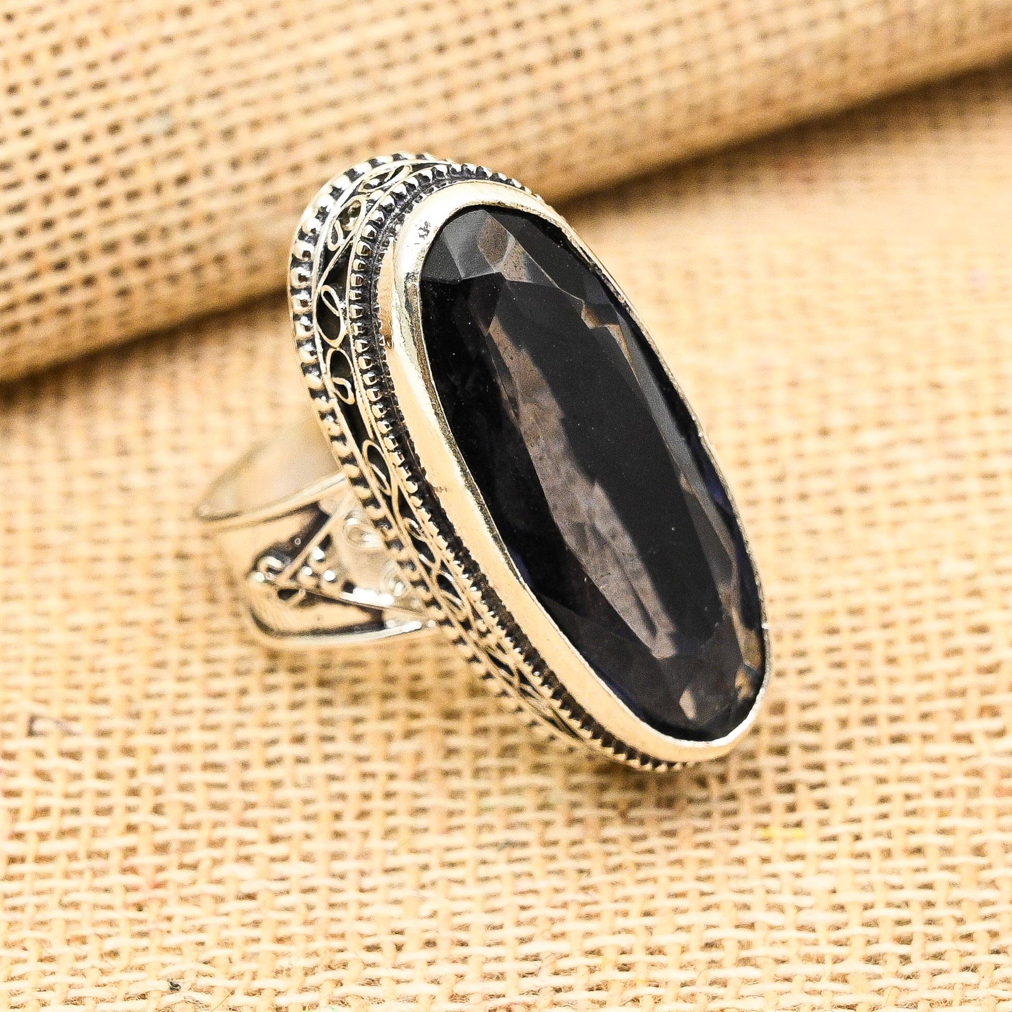 Удивительное кольцо из стерлингового серебра 925 пробы с драгоценным камнем иолита ручной работы, винтажные ювелирные изделия для подарка 11 синий
Удивительное кольцо из стерлингового серебра 925 пробы с драгоценным камнем иолита ручной работы, винтажные ювелирные изделия для подарка 11 синий