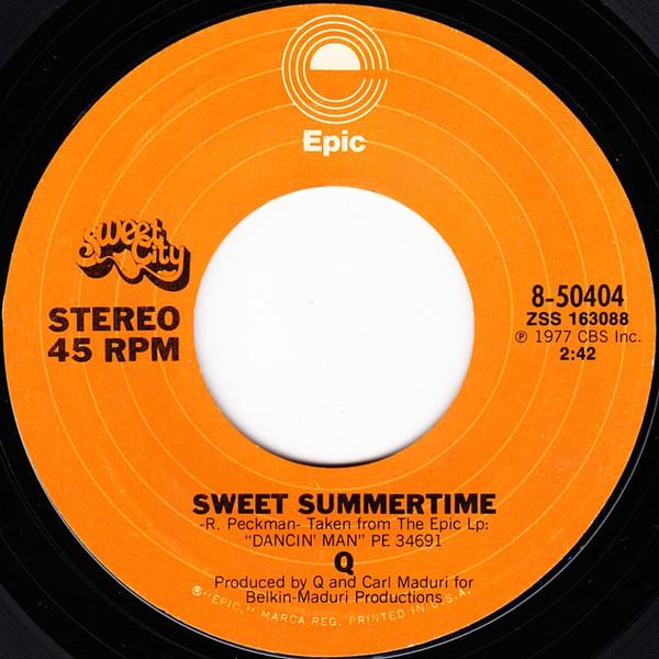7inch Record Q 36 Sweet Summertime 850404 Epic 1977 US Dance Electronica Used
7inch Record Q 36 Sweet Summertime 850404 Epic 1977 US Dance Electronica Used