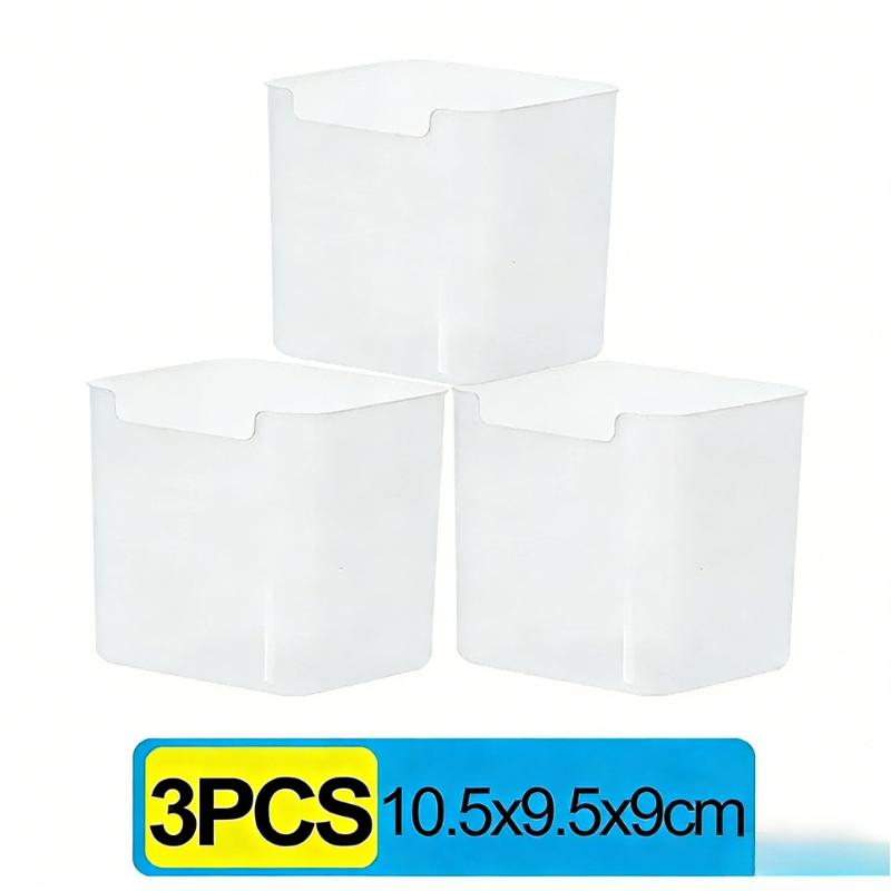 3PCS Fridge Door Storage Box Side Shelf Organizer Food Grade Container for Refrigerator Kitchen Fresh Keeping Storage Solution прозорий
3PCS Fridge Door Storage Box Side Shelf Organizer Food Grade Container for Refrigerator Kitchen Fresh Keeping Storage Solution прозорий