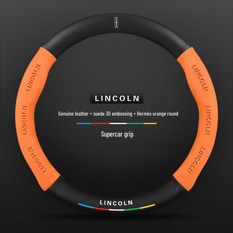 Lincoln Steering Wheel Cover: Adventure Navigator, MKZCX Aviator, and Continental Handle 38 cm
Lincoln Steering Wheel Cover: Adventure Navigator, MKZCX Aviator, and Continental Handle 38 cm