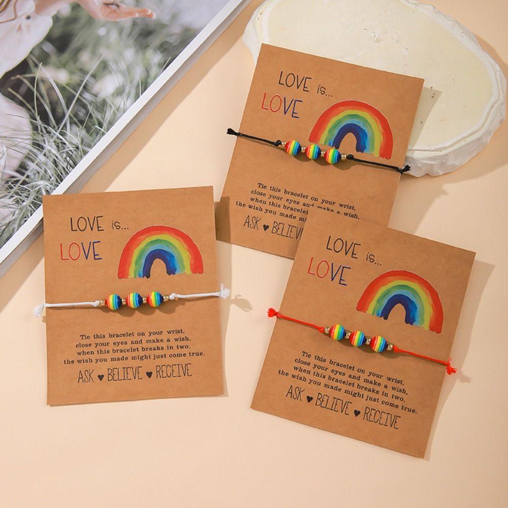3Pcs/set Love Heart Rainbow Beaded Bracelet Colorful Friendship Braided Rope Lovers Style 1
3Pcs/set Love Heart Rainbow Beaded Bracelet Colorful Friendship Braided Rope Lovers Style 1