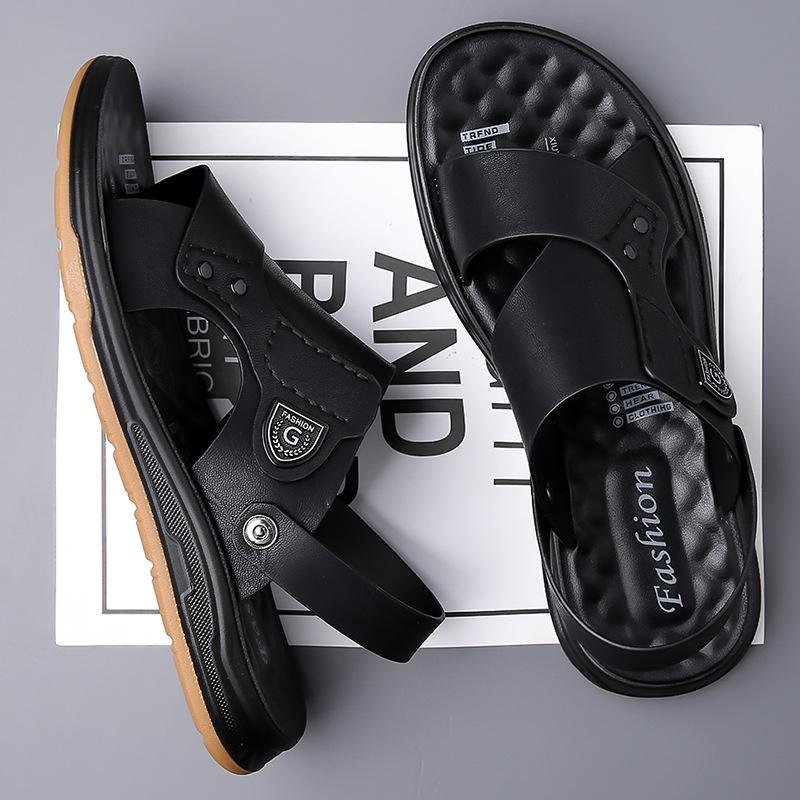 Beach shoes men s 2025 summer men s trend breathable soft sole casual dual-purpose sandals driving leather sandals 2025 38
Beach shoes men s 2025 summer men s trend breathable soft sole casual dual-purpose sandals driving leather sandals 2025 38