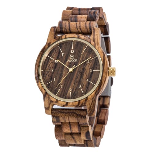 Uwood LeeEv Wooden Watch, 40.5mm, Unisex, Natural Handmade Wooden Watch with Gift Box and Band Adjustment Tool
Uwood LeeEv Wooden Watch, 40.5mm, Unisex, Natural Handmade Wooden Watch with Gift Box and Band Adjustment Tool