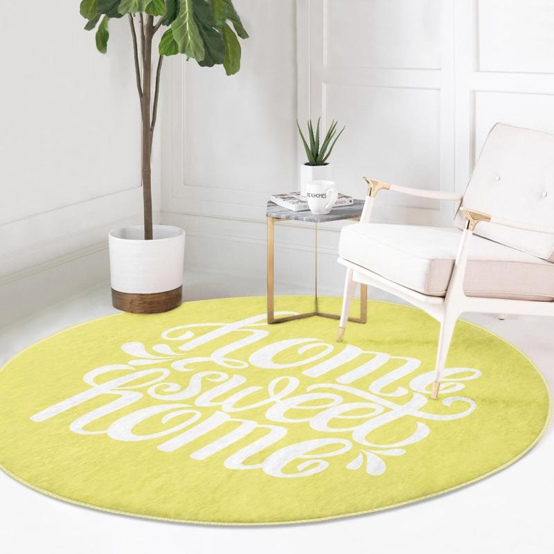 Deymend Home Sweet Цифровая печать Золотой коридор и прихожая Моющийся нескользящий круглый ковер
Deymend Home Sweet Цифровая печать Золотой коридор и прихожая Моющийся нескользящий круглый ковер