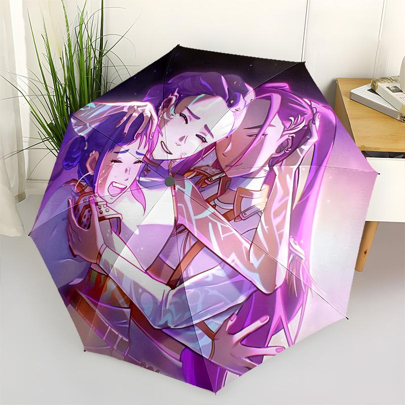 K-POP Anime Girls Group Themed Automatic Opening and Closing Umbrella - 8 Ribs, Suitable for Leisure and Going Out, Outdoor Accessory, Gothi
K-POP Anime Girls Group Themed Automatic Opening and Closing Umbrella - 8 Ribs, Suitable for Leisure and Going Out, Outdoor Accessory, Gothi